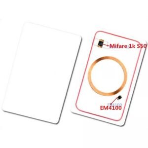 Carte MIFARE Classic 4K 13,56 MHz pour contrôle d'accès.