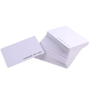 Carte RFID EM 125 kHz CR80 pour contrôle d'accès et pointage.