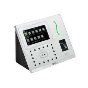 Terminal biométrique ZKTeco G3 avec reconnaissance faciale, empreinte digitale et RFID.