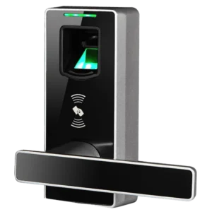Serrure intelligente ZKTeco ML10-ID avec empreinte digitale et lecteur RFID.