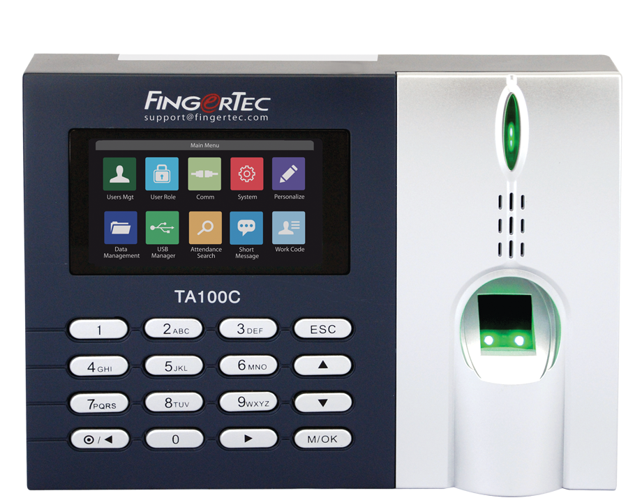FingerTec TA100C pointeuse biométrique à empreinte digitale au Maroc