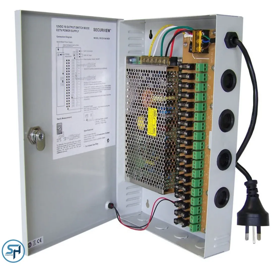 Kit d’alimentation contrôle d’accès avec coffret électrique pré-équipé au Maroc