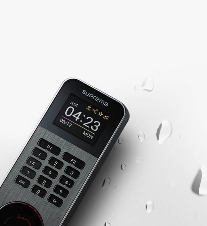 Suprema BioLite N2 terminal biométrique IP67 pour contrôle d’accès extérieur