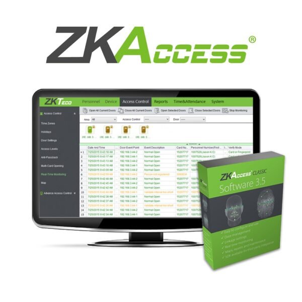 ZKAccess 3.5 logiciel ZKTeco de contrôle d'accès