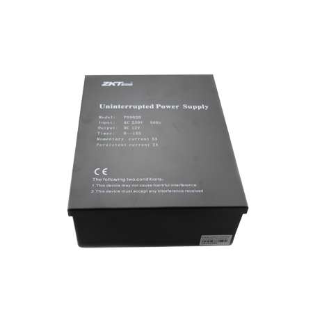 Alimentation ZKTeco PS902B 12V 5A pour contrôleur lecteur et système de contrôle d’accès