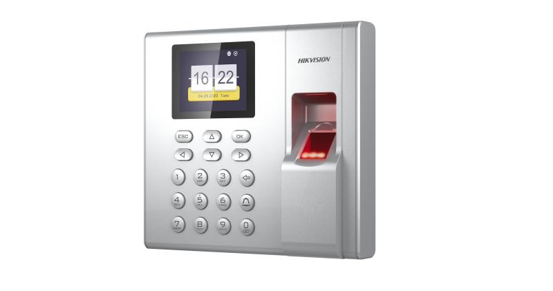 Badgeuse à empreinte digitale Hikvision DS-K1T8003MF avec écran LCD de 2,4 pouces