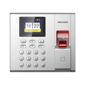 Pointeuse biométrique Hikvision DS-K1T8003MF avec empreinte digitale et badge Mifare