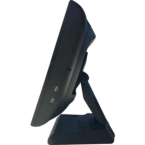 Détail du terminal ZKTeco ZKBio610 avec configuration J1900, 4 Go de RAM et SSD 32 Go pour point de vente et solution de caisse professionnelle